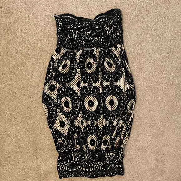 Diane Von Furstenberg Marcella Black Lace Dress 4 - Picture 4 of 7